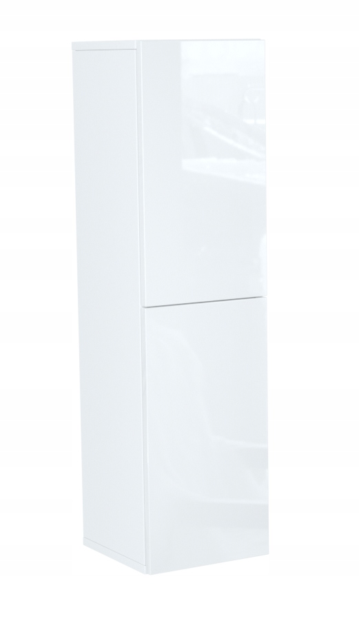 KÚPEĽŇOVÝ STĹP VISNÝ PREDNÝ, BIELE LESK 100x30x30cm DODÁVANIE V PLNE
